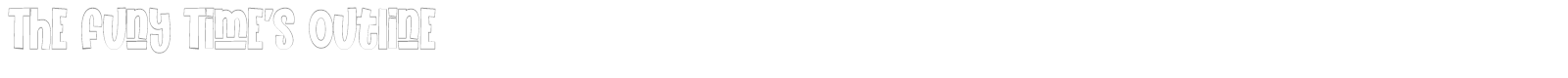 The Funy Time's font preview